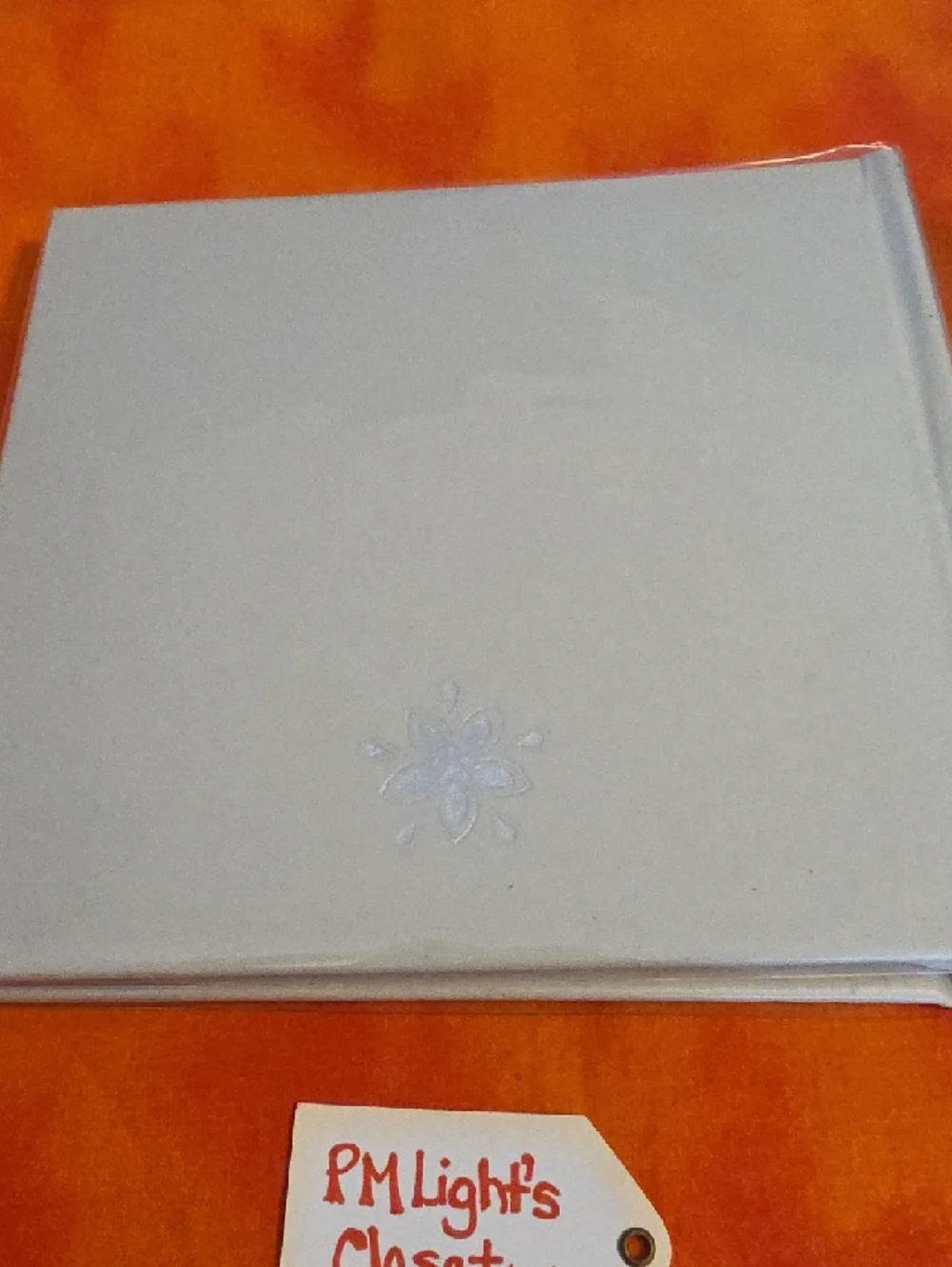 Fetco Elegant Ivory Decorative Photo Album Wedding 4x6 Photos Silver Accents